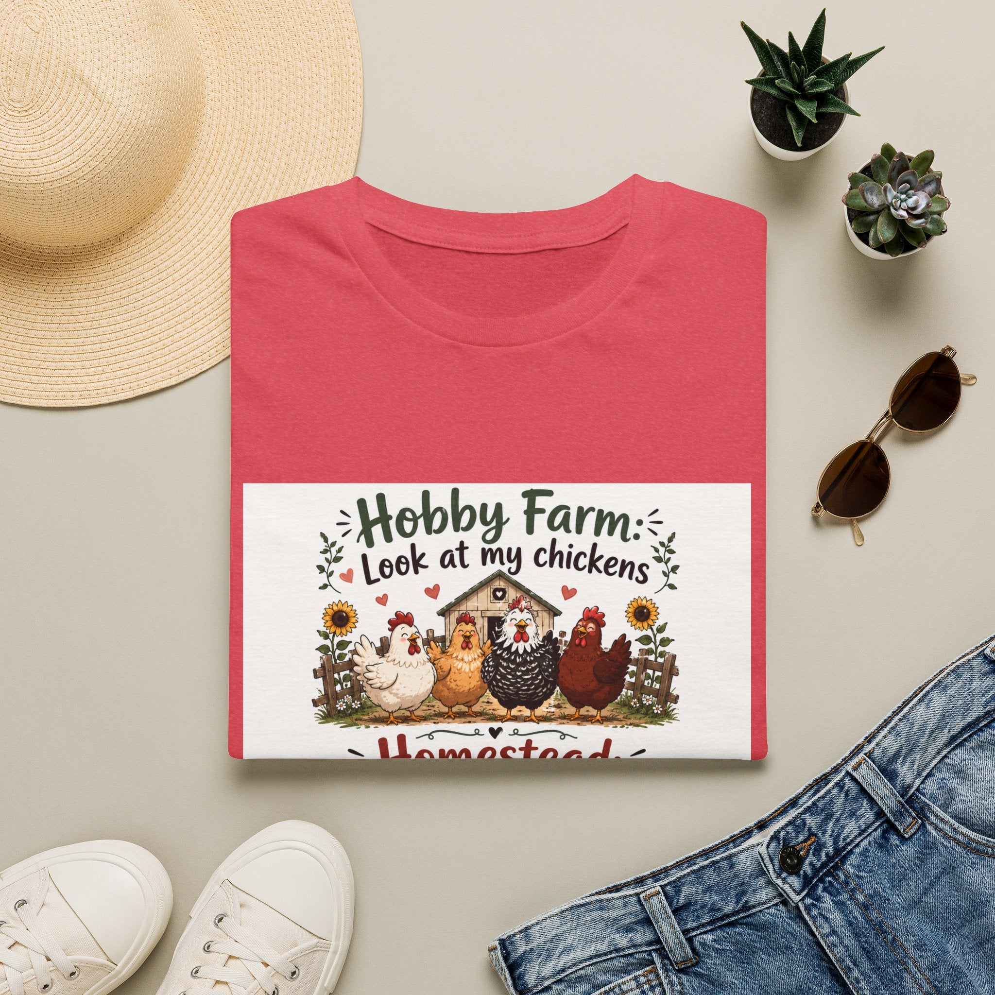 Don’t Ask About the Chickens T-Shirt | Hobby Farm/Homestead Collection