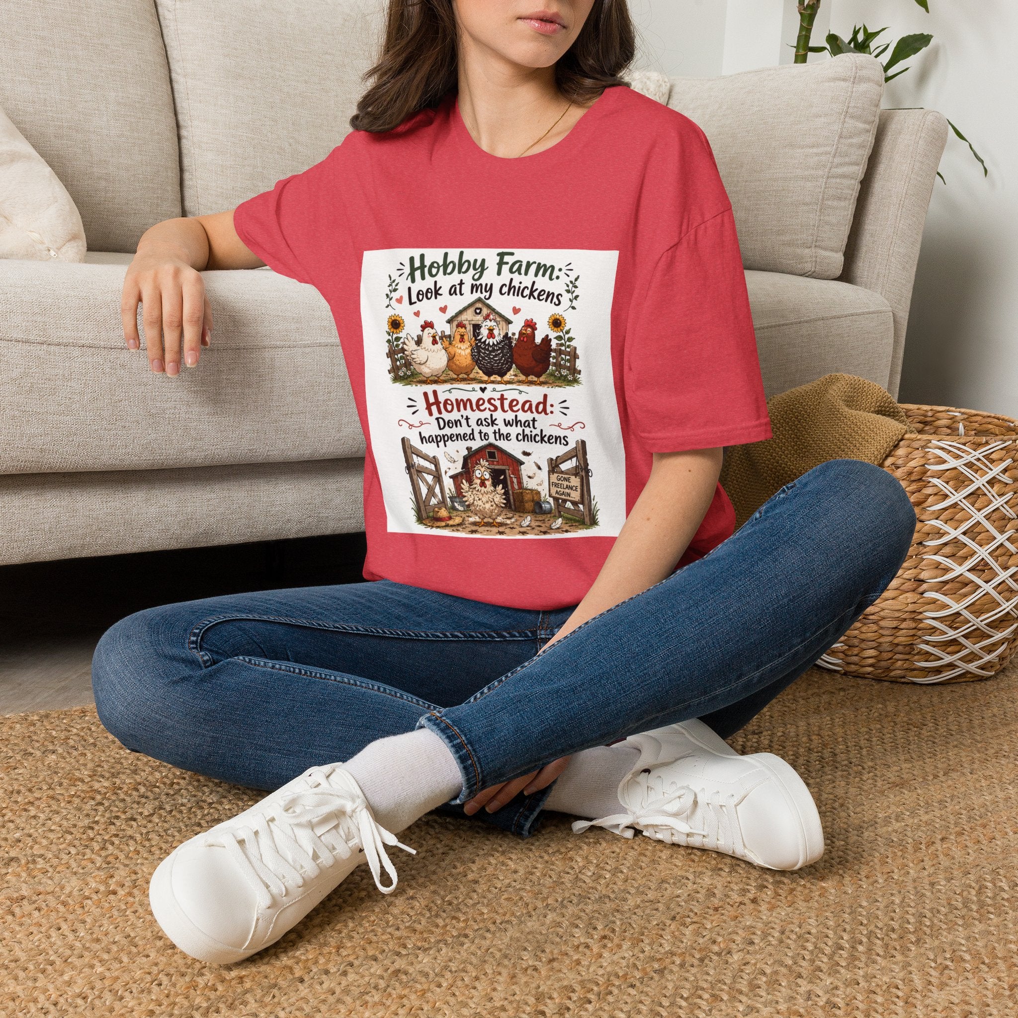 Don’t Ask About the Chickens T-Shirt | Hobby Farm/Homestead Collection