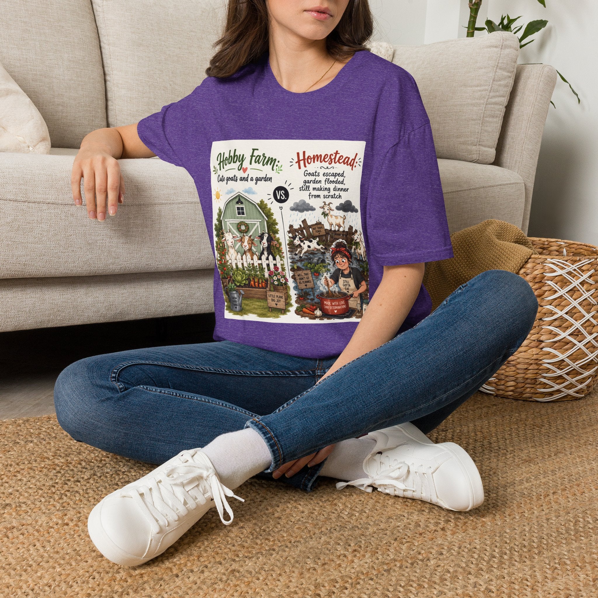 Goats Escaped Again T-Shirt | Hobby Farm/Homestead Collection