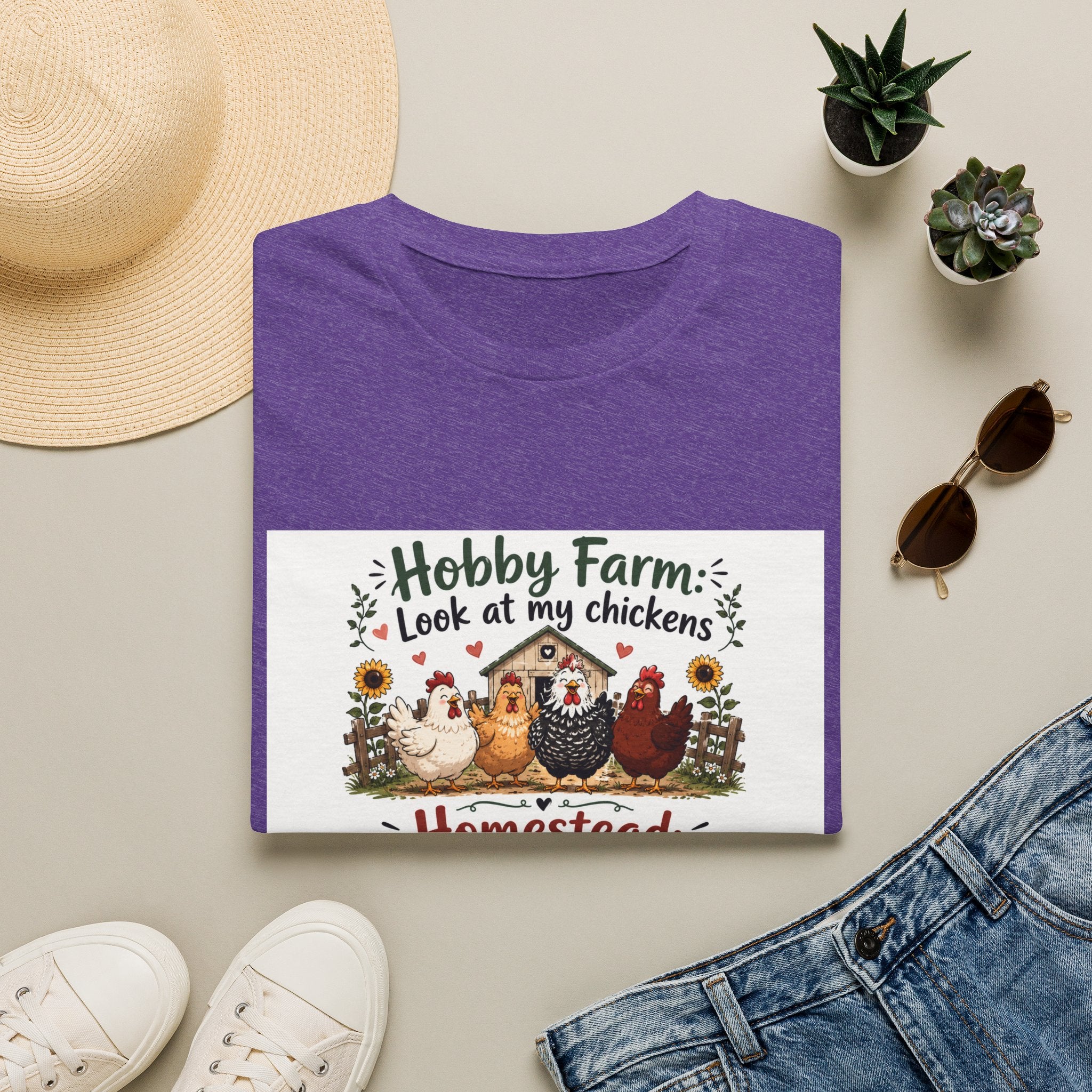 Don’t Ask About the Chickens T-Shirt | Hobby Farm/Homestead Collection