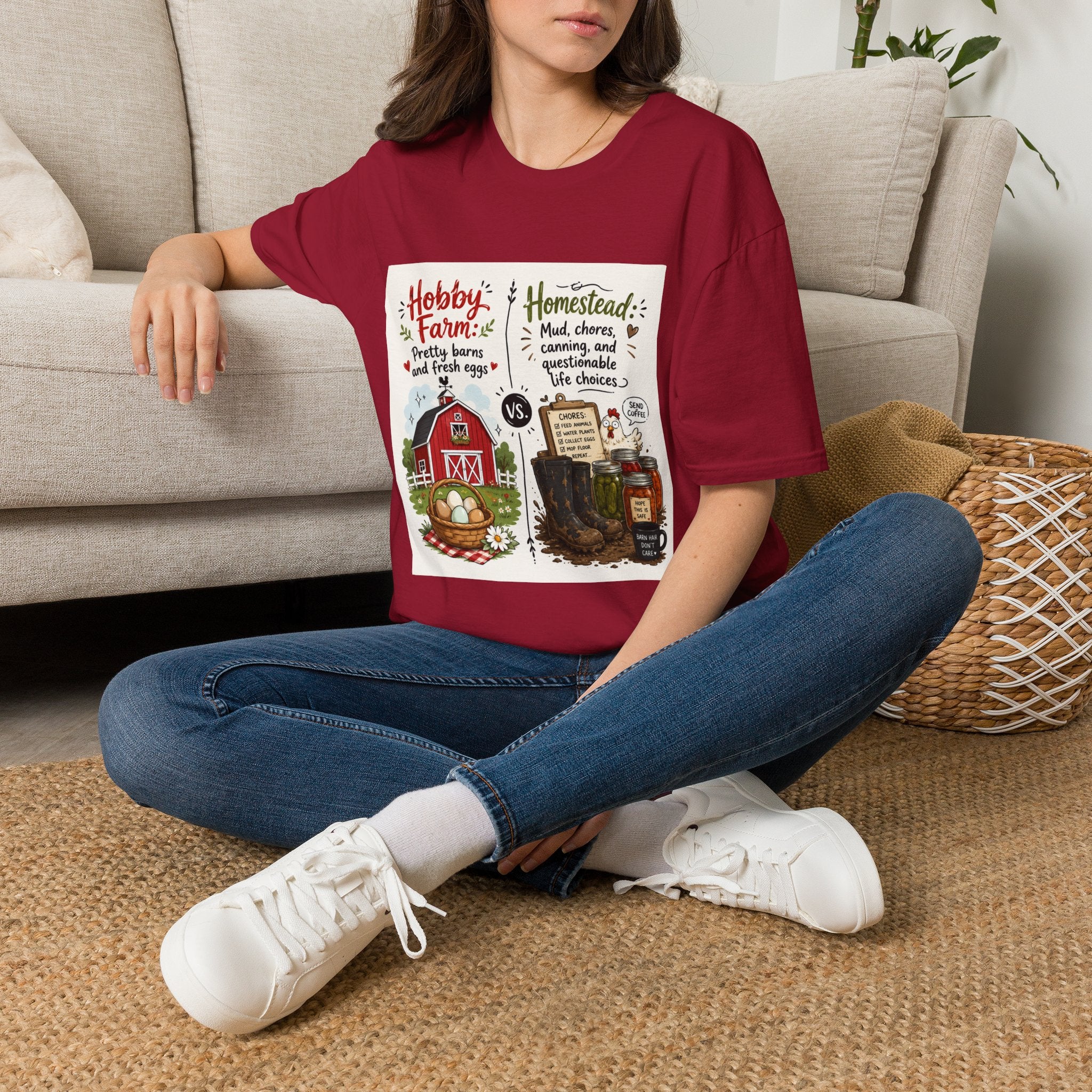 Pretty Barns & Questionable Choices T-Shirt | Hobby Farm/Homestead Collection