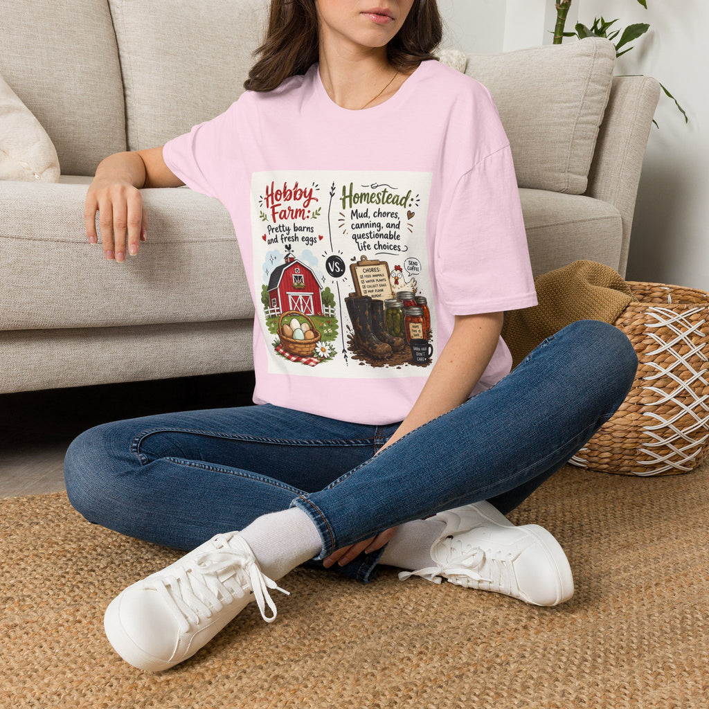 Pretty Barns & Questionable Choices T-Shirt | Hobby Farm/Homestead Collection