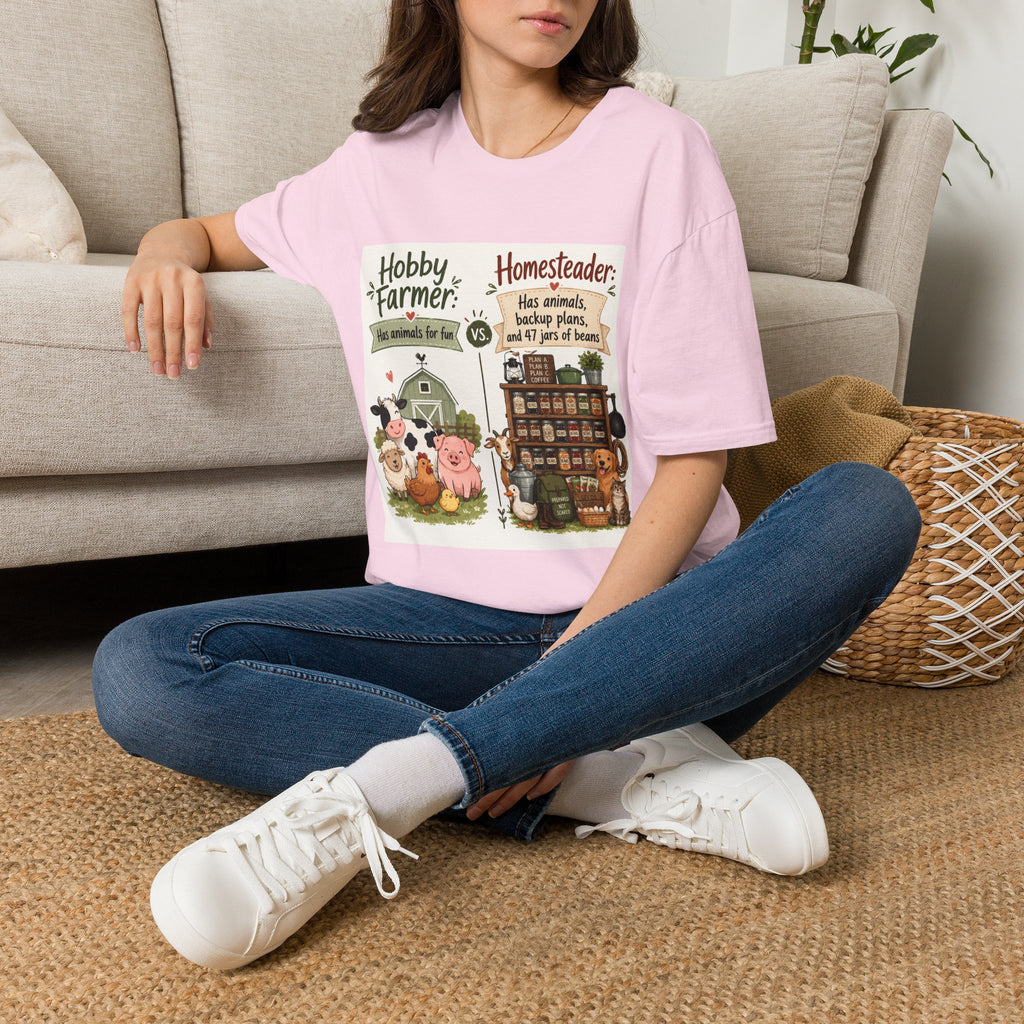 47 Jars of Beans T-Shirt - The Hobby Farm/Homestead Collection