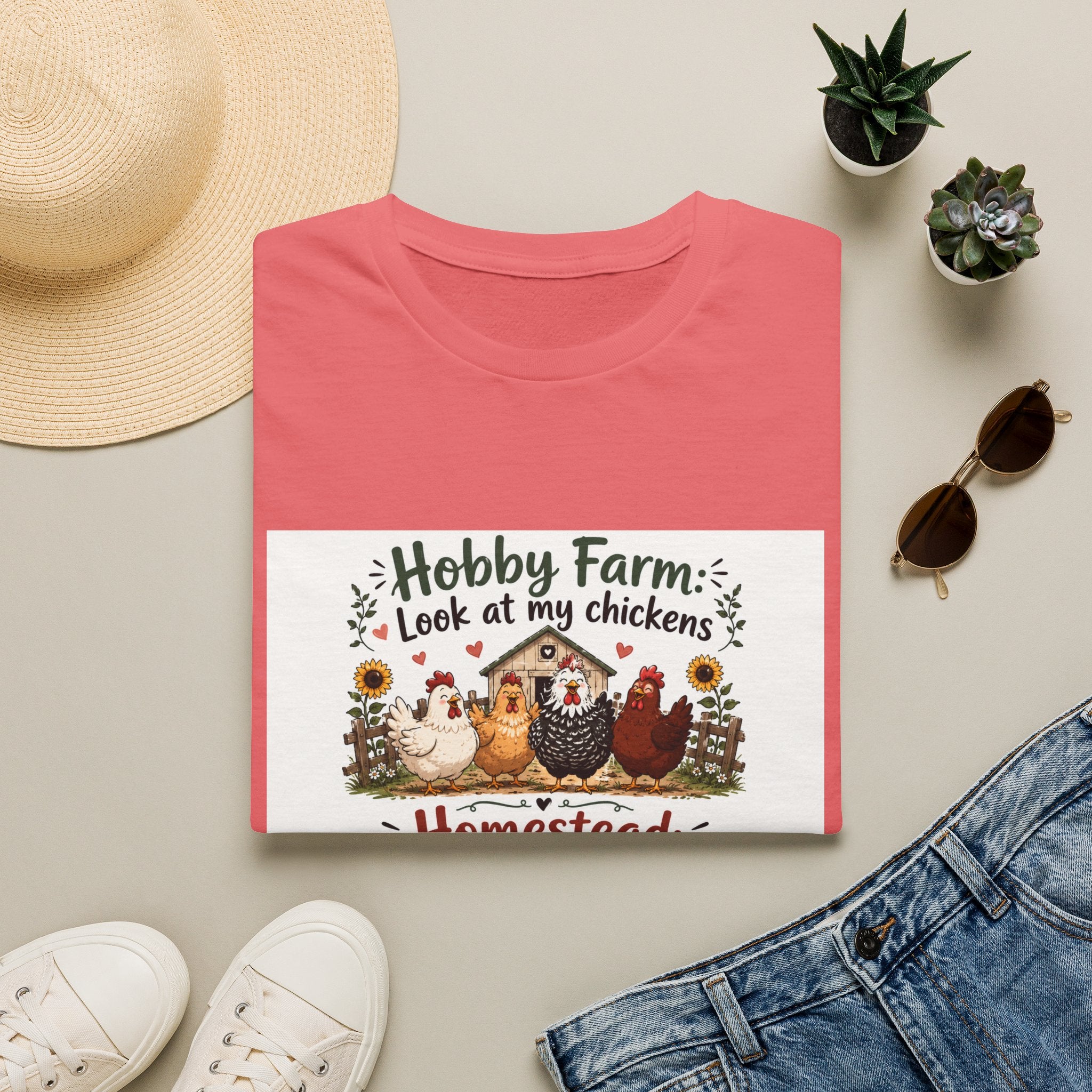 Don’t Ask About the Chickens T-Shirt | Hobby Farm/Homestead Collection