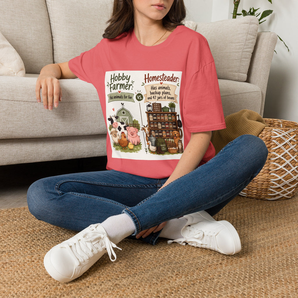 47 Jars of Beans T-Shirt - The Hobby Farm/Homestead Collection