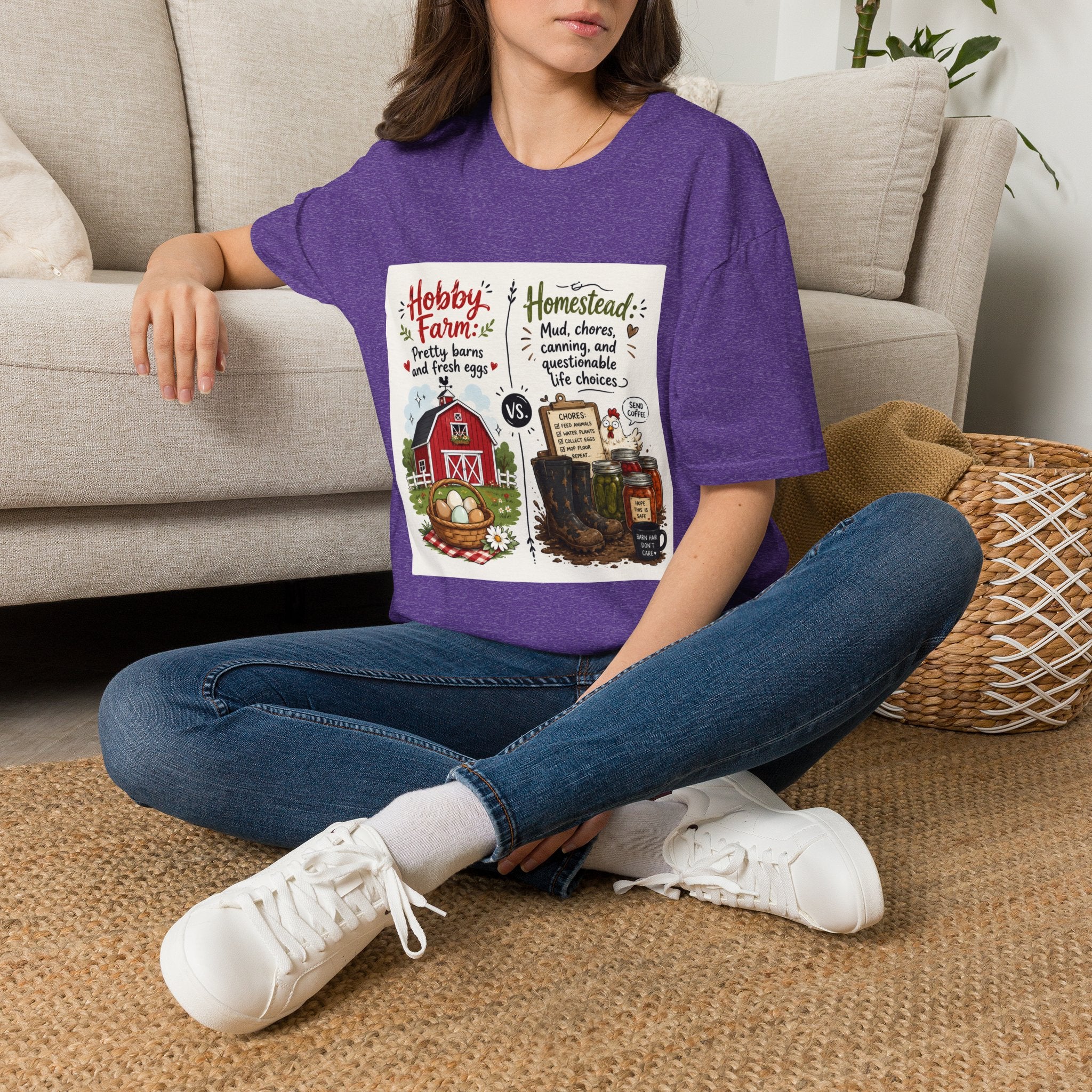 Pretty Barns & Questionable Choices T-Shirt | Hobby Farm/Homestead Collection