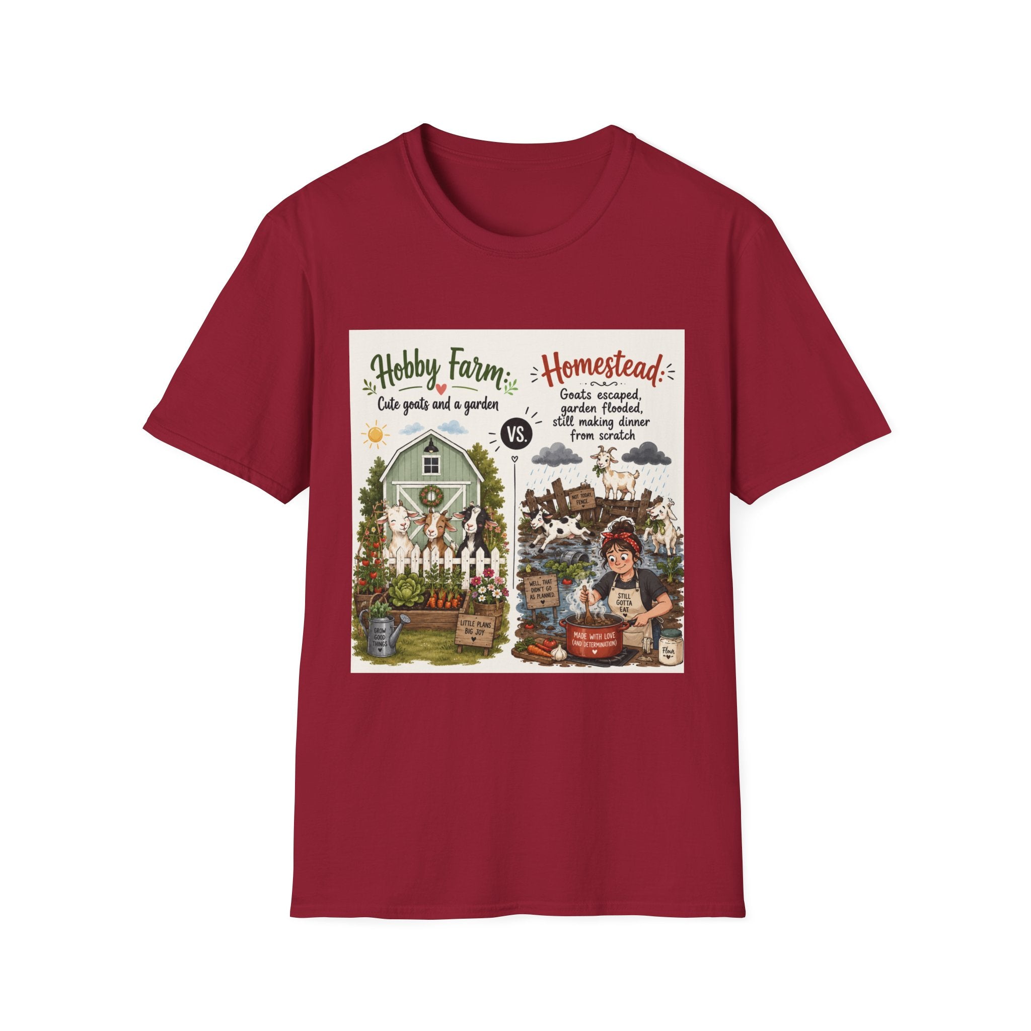 Goats Escaped Again T-Shirt | Hobby Farm/Homestead Collection
