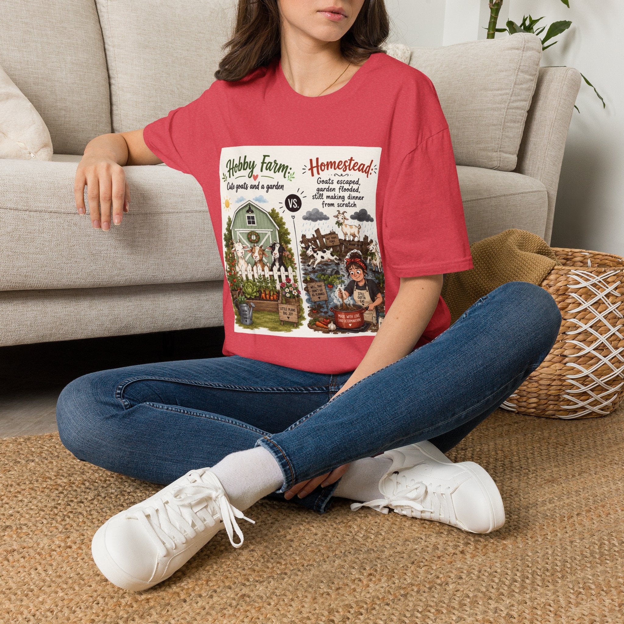 Goats Escaped Again T-Shirt | Hobby Farm/Homestead Collection