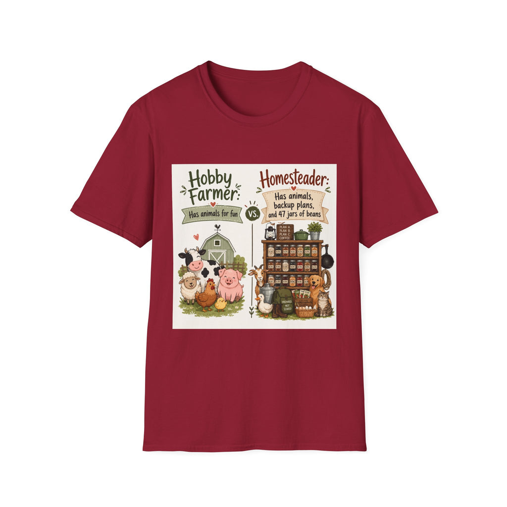 47 Jars of Beans T-Shirt - The Hobby Farm/Homestead Collection