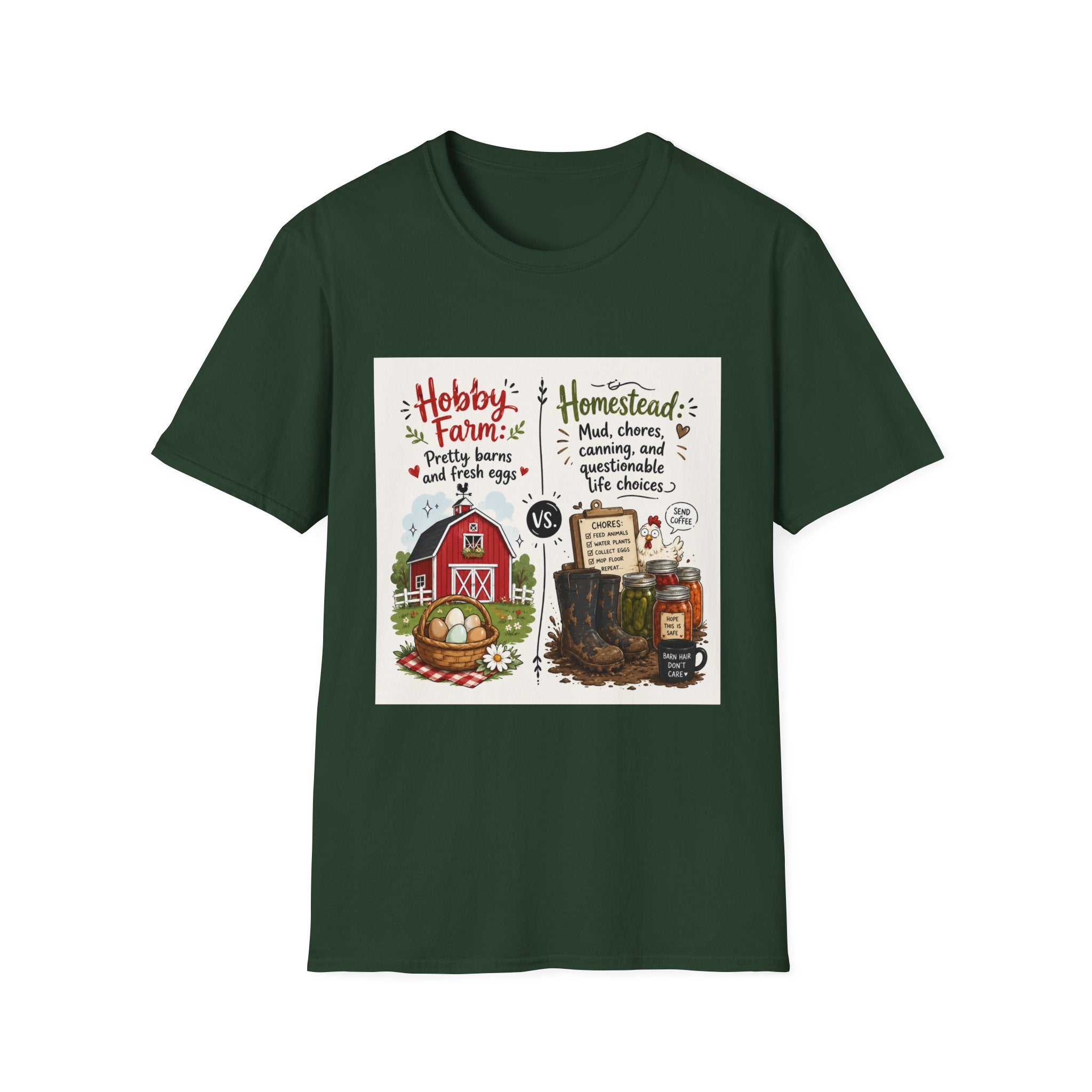 Pretty Barns & Questionable Choices T-Shirt | Hobby Farm/Homestead Collection