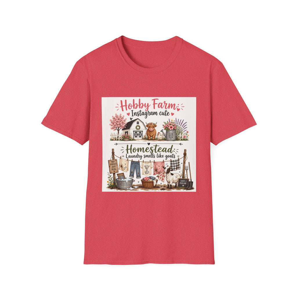 Laundry Smells Like Goats T-Shirt | Hobby Farm/Homestead Collection
