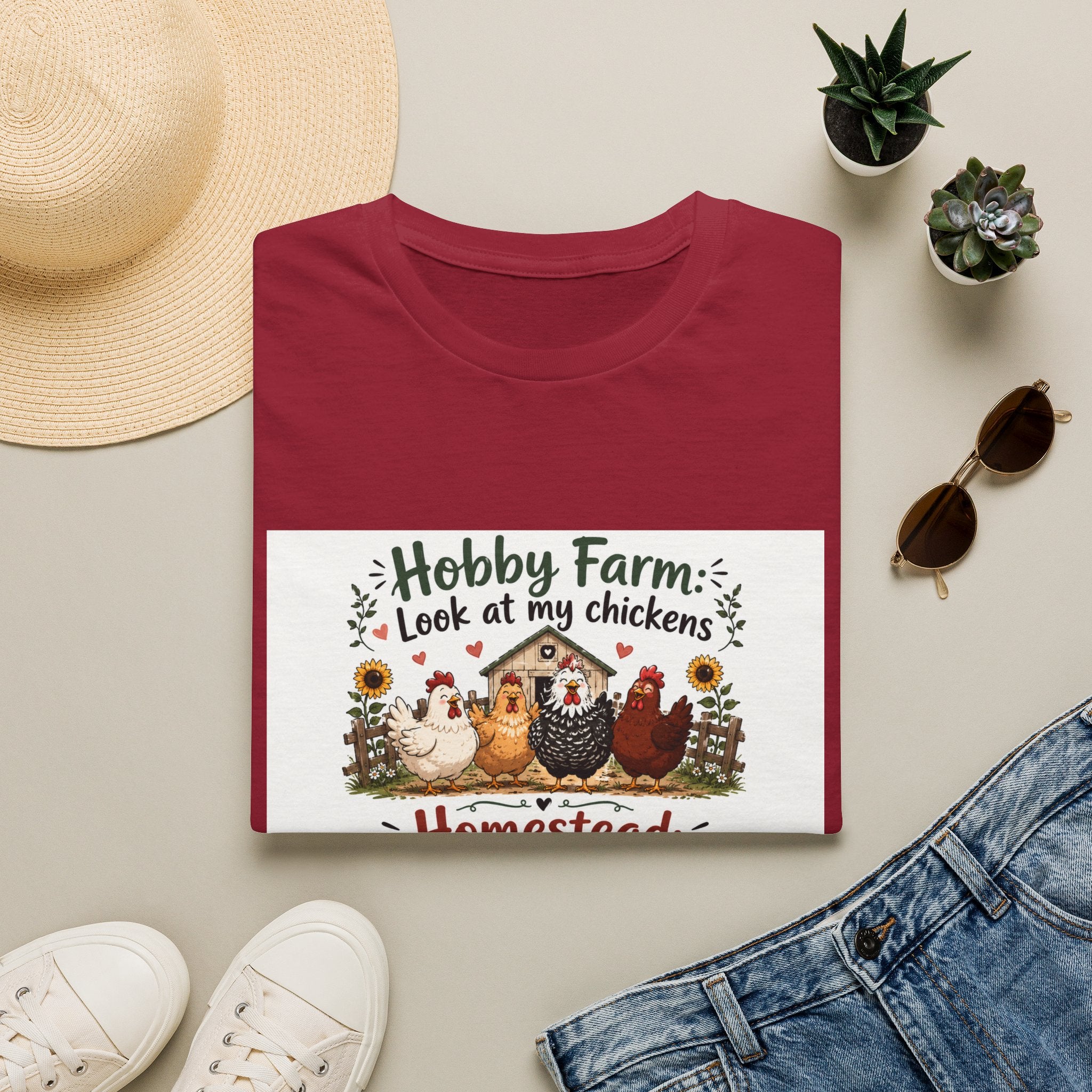 Don’t Ask About the Chickens T-Shirt | Hobby Farm/Homestead Collection