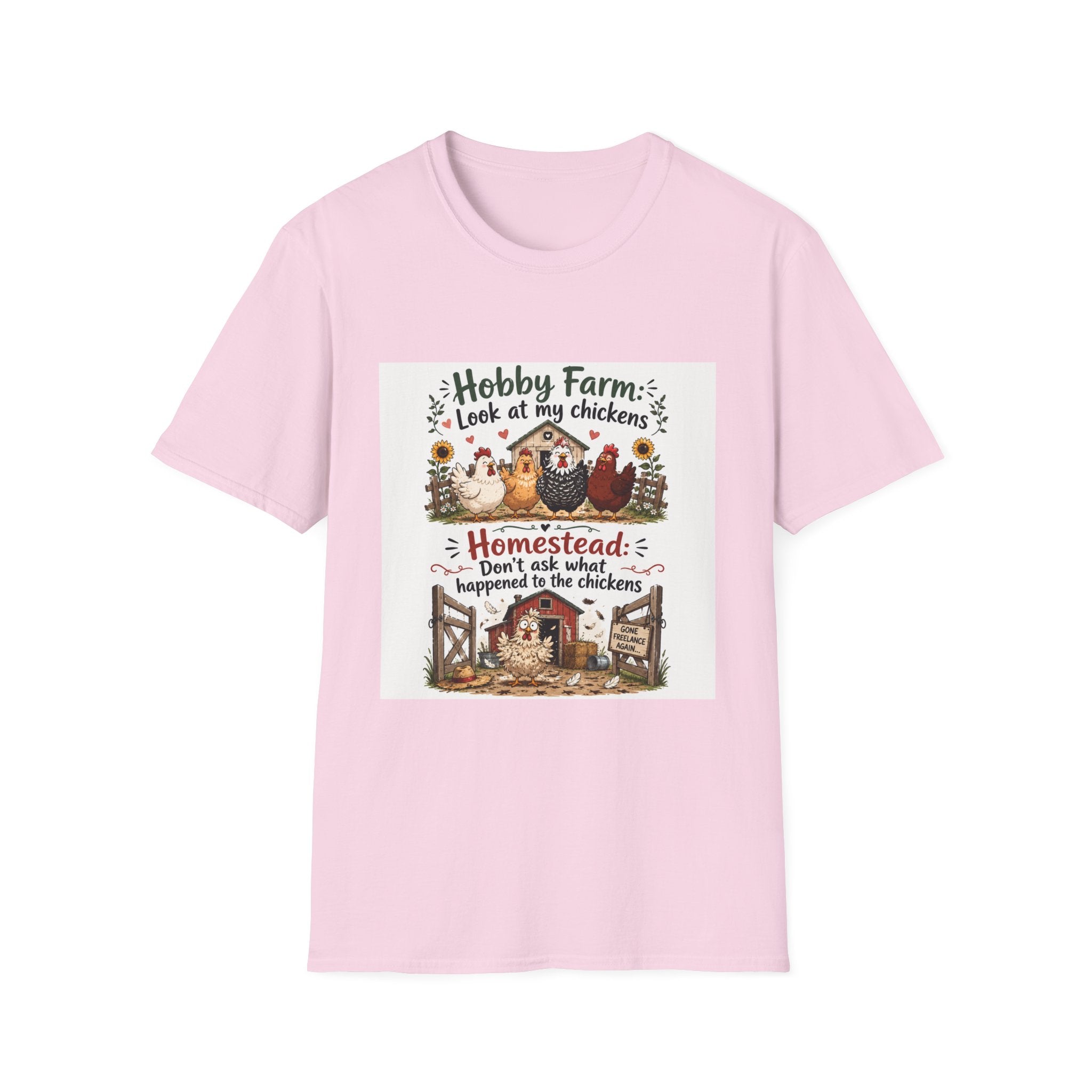 Don’t Ask About the Chickens T-Shirt | Hobby Farm/Homestead Collection