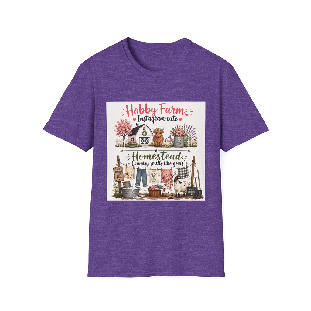 Laundry Smells Like Goats T-Shirt | Hobby Farm/Homestead Collection