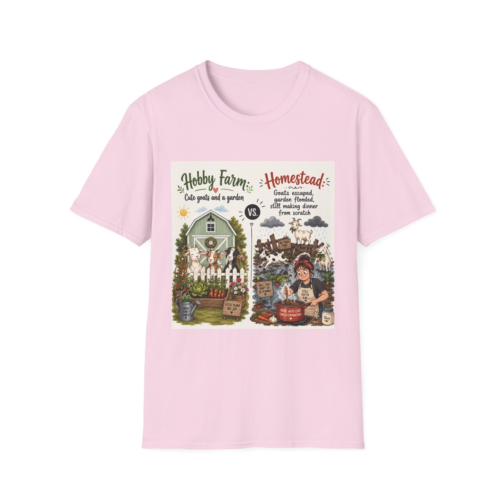 Goats Escaped Again T-Shirt | Hobby Farm/Homestead Collection
