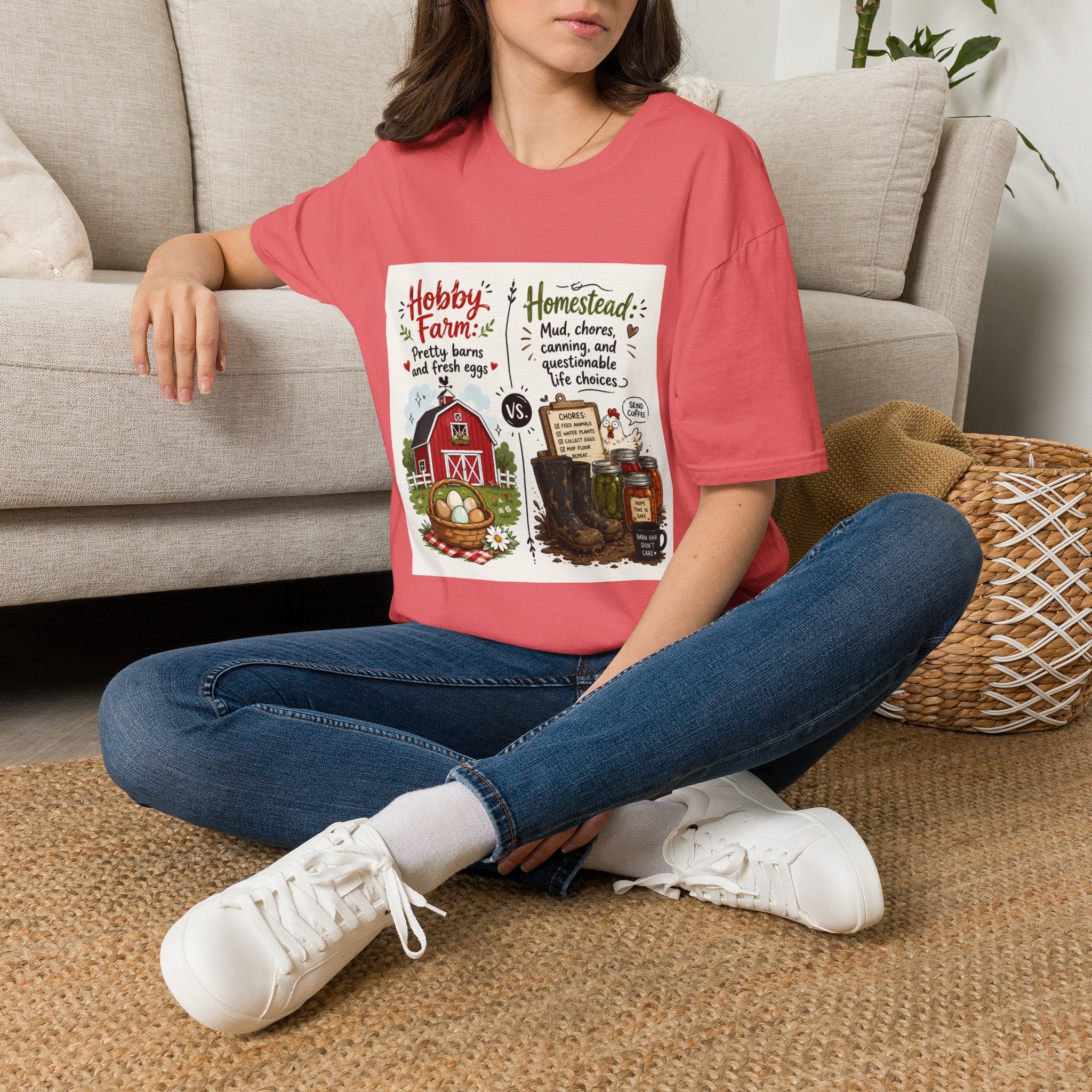 Pretty Barns & Questionable Choices T-Shirt | Hobby Farm/Homestead Collection
