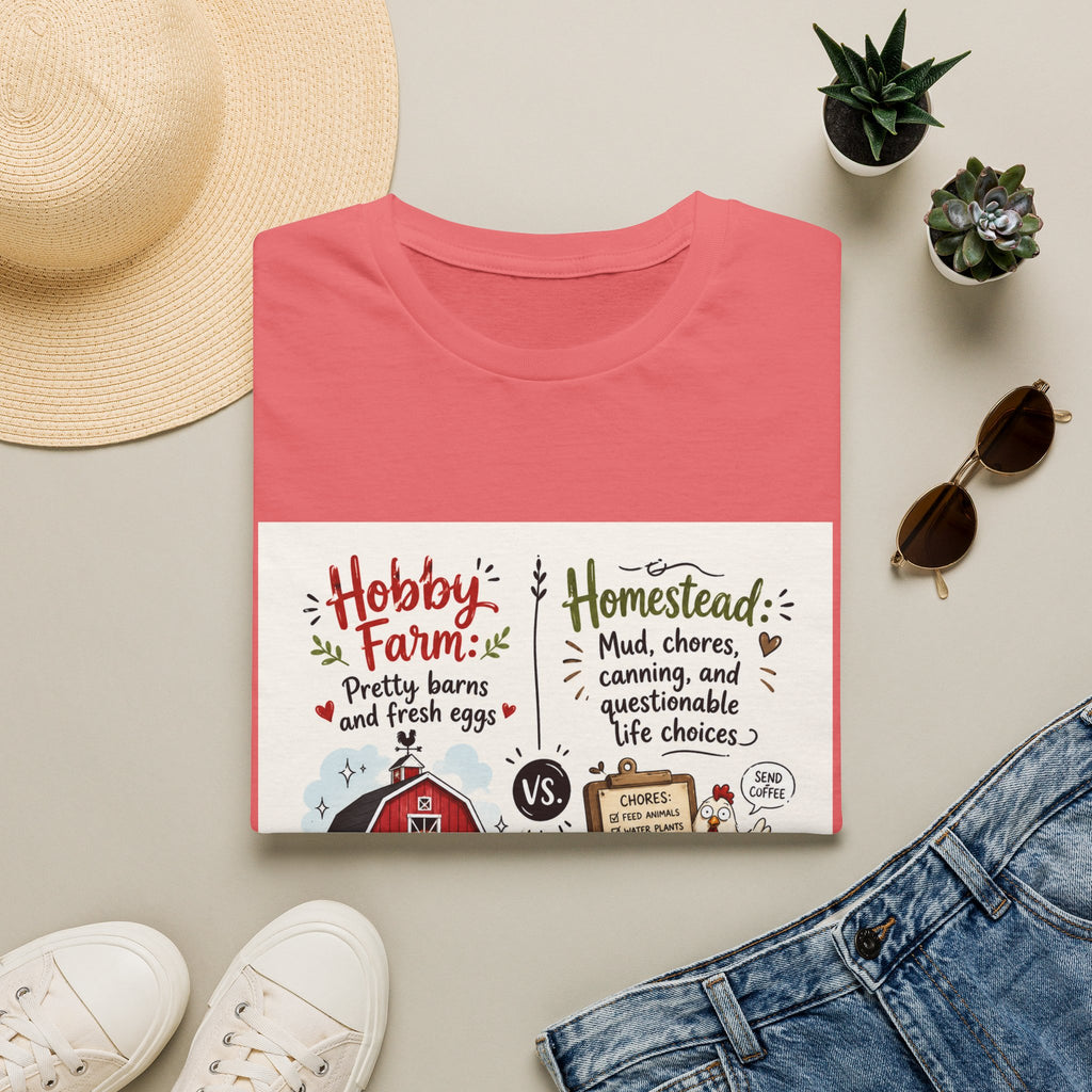 Pretty Barns & Questionable Choices T-Shirt | Hobby Farm/Homestead Collection