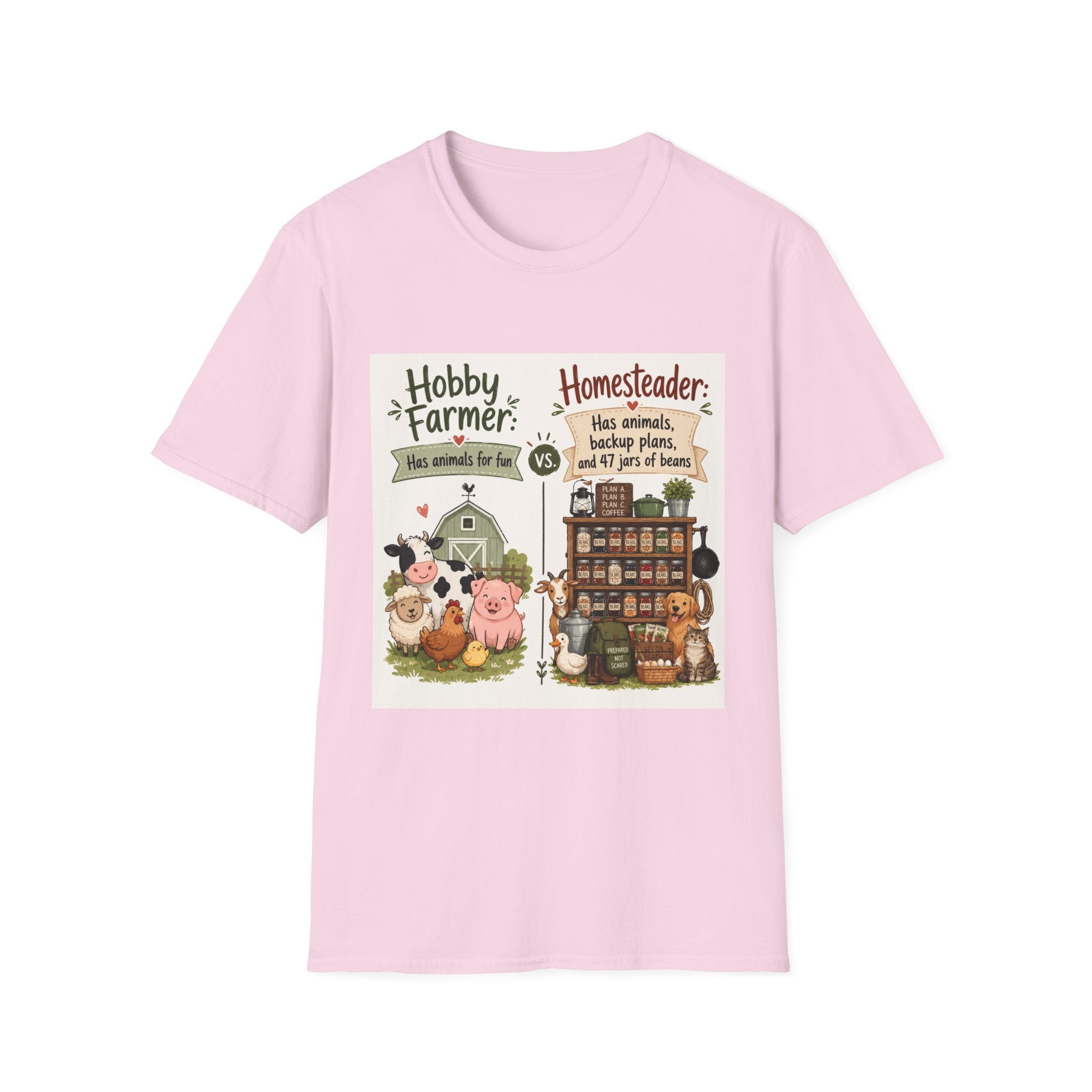 47 Jars of Beans T-Shirt - The Hobby Farm/Homestead Collection