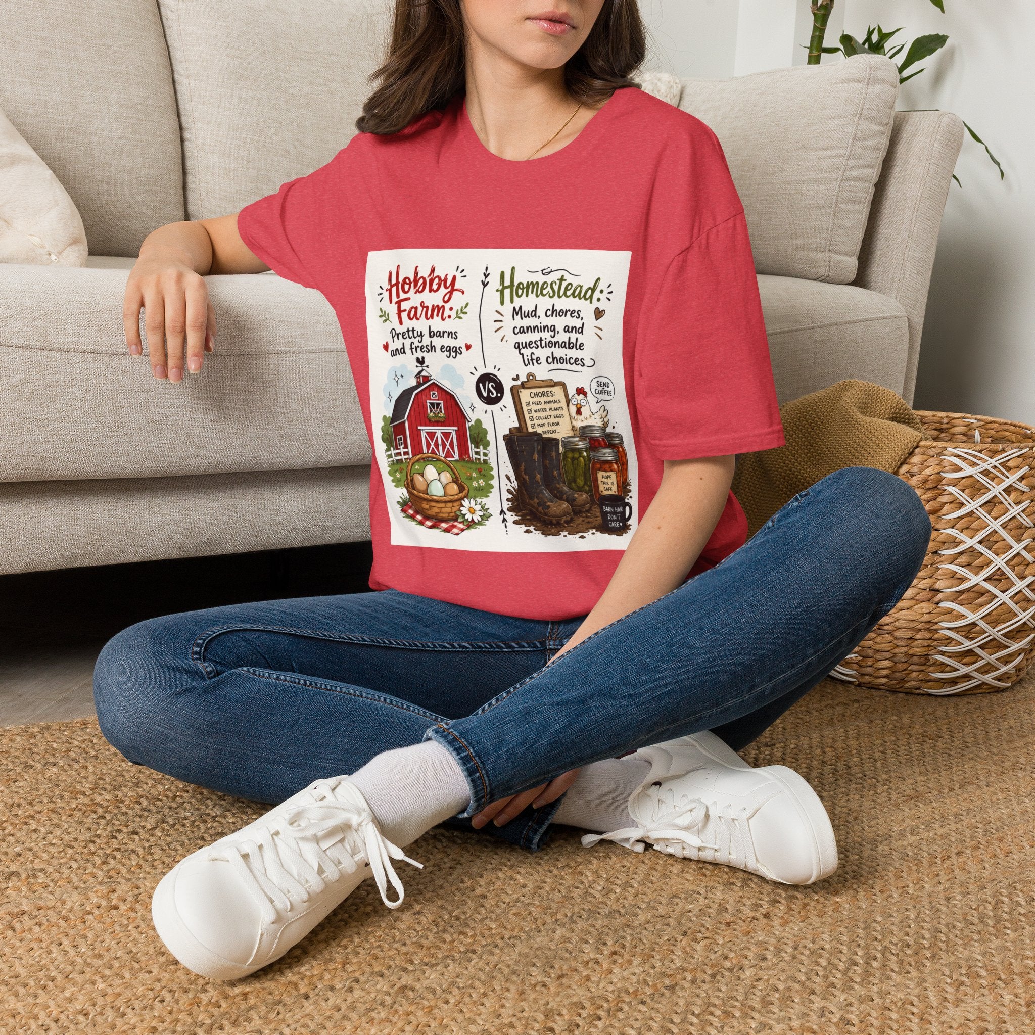 Pretty Barns & Questionable Choices T-Shirt | Hobby Farm/Homestead Collection