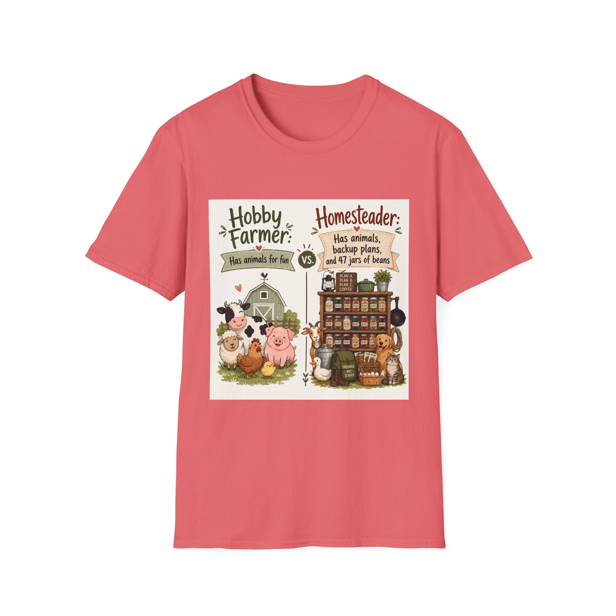 47 Jars of Beans T-Shirt - The Hobby Farm/Homestead Collection