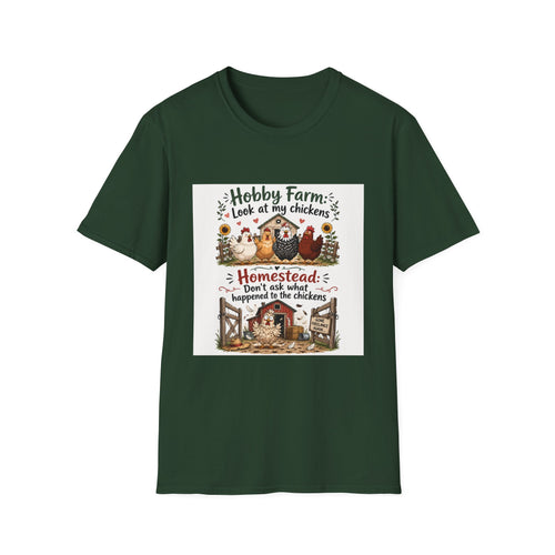 Don’t Ask About the Chickens T-Shirt | Hobby Farm/Homestead Collection