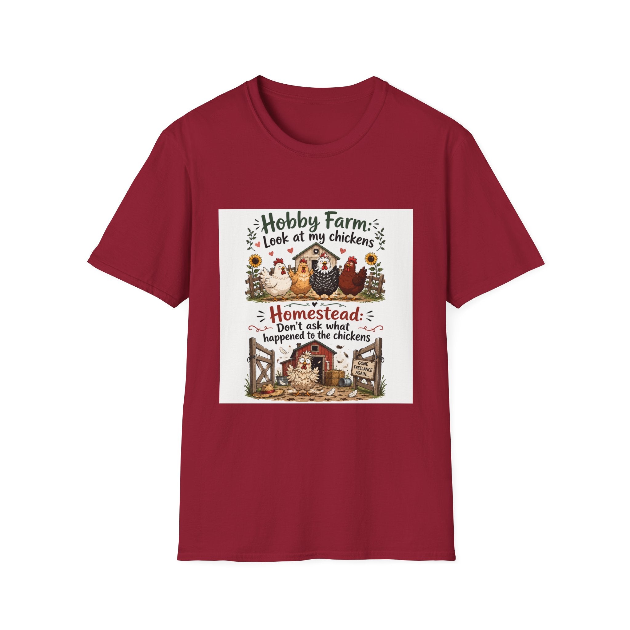 Don’t Ask About the Chickens T-Shirt | Hobby Farm/Homestead Collection