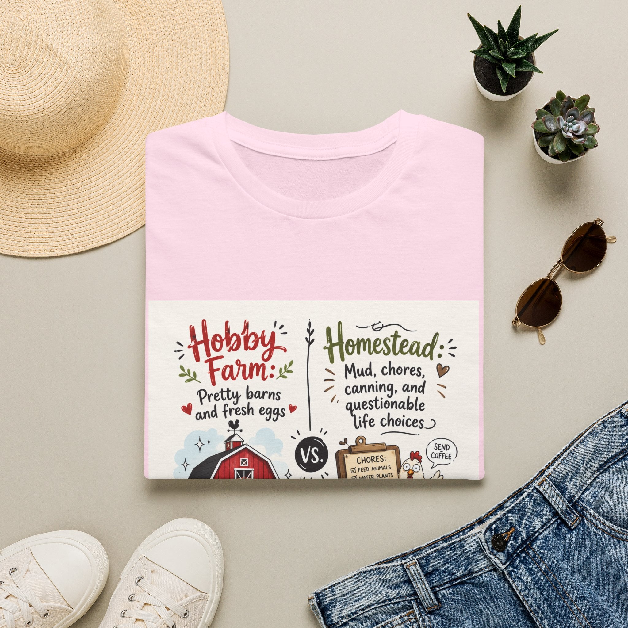 Pretty Barns & Questionable Choices T-Shirt | Hobby Farm/Homestead Collection