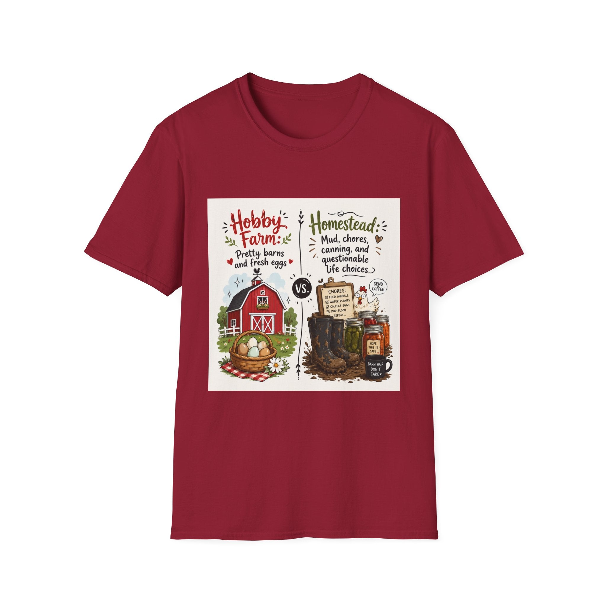 Pretty Barns & Questionable Choices T-Shirt | Hobby Farm/Homestead Collection