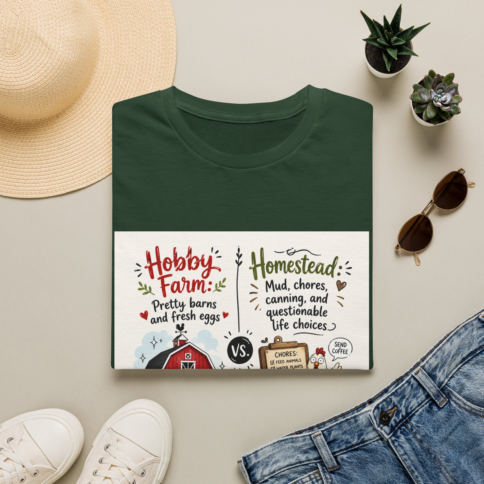 Pretty Barns & Questionable Choices T-Shirt | Hobby Farm/Homestead Collection